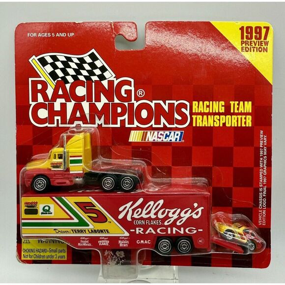 Racing Champions 1997 Preview Edition Terry Labonte Kellogg's Team Transporter - Picture 1 of 2